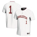 #1 Charleston Cougars Lightweight Softball Jersey - White
