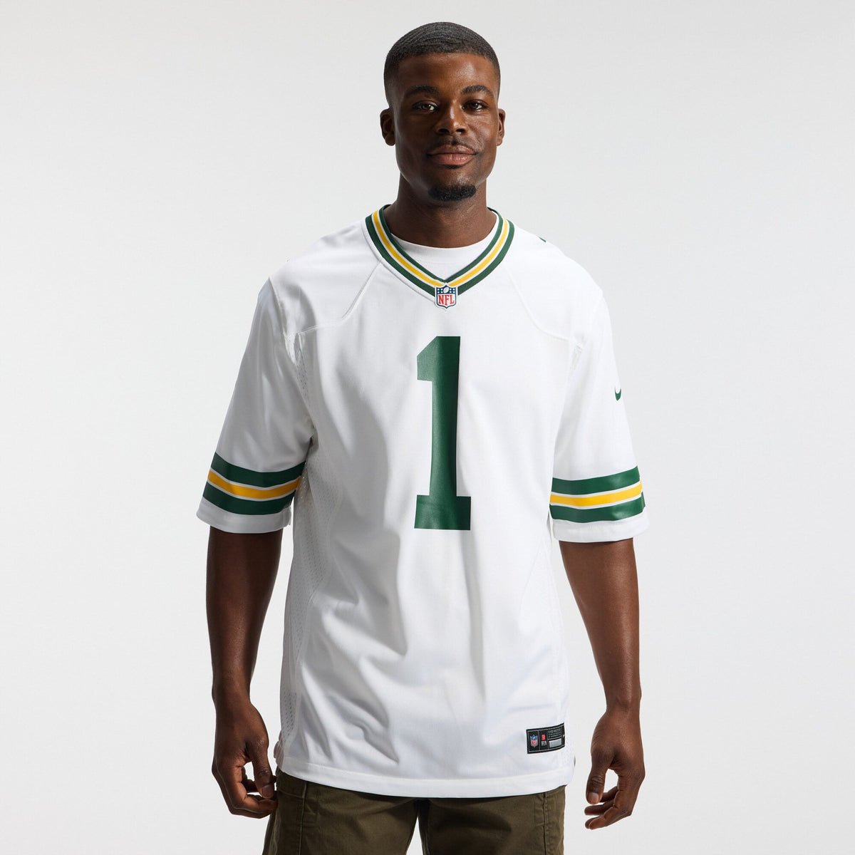 Green Bay Packers Micah Parsons White Game Player Football Jersey