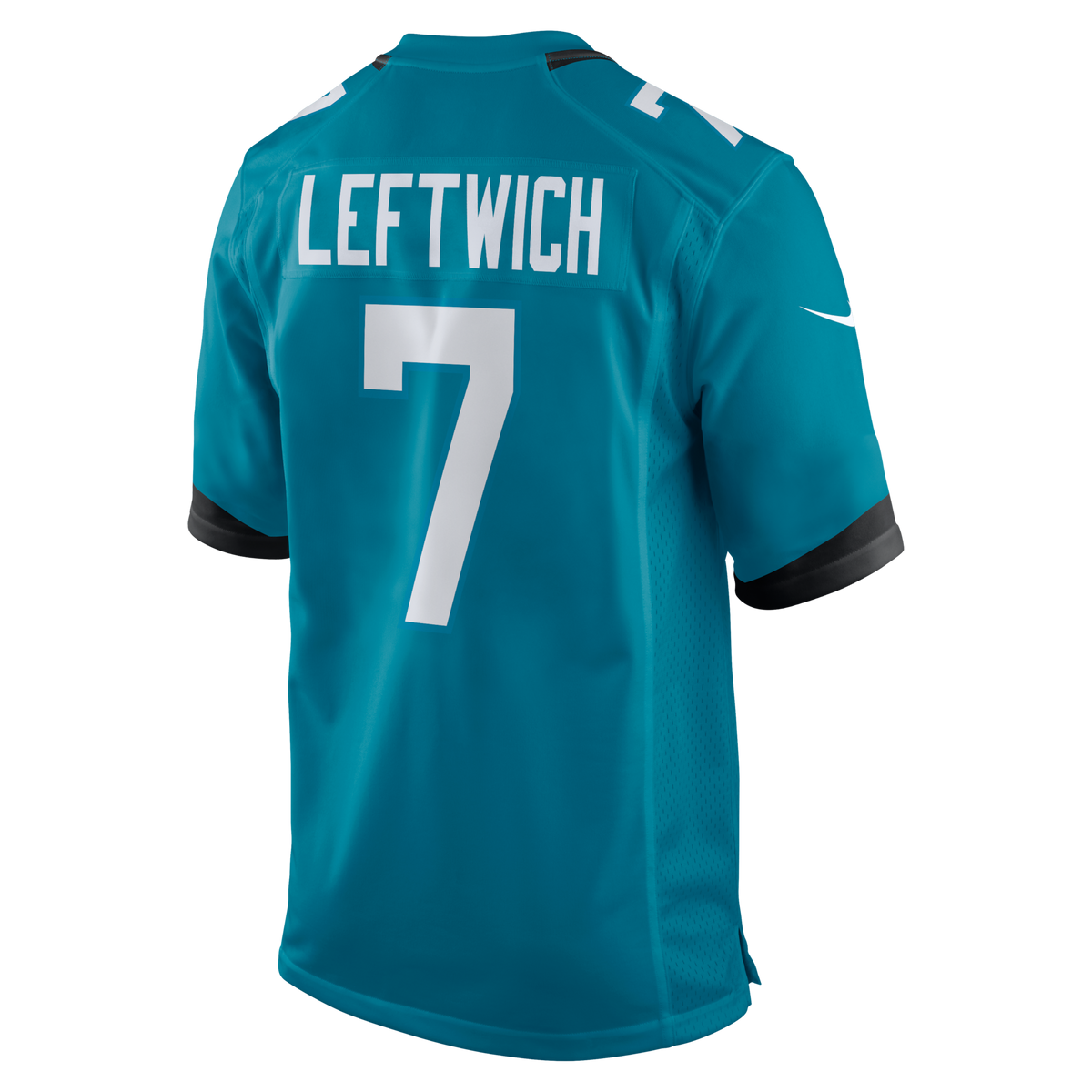 Jacksonville Jaguars Byron Leftwich Teal Retired Player Game Football Jersey