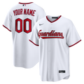 Cleveland Guardians White Home Replica Custom Baseball Jersey