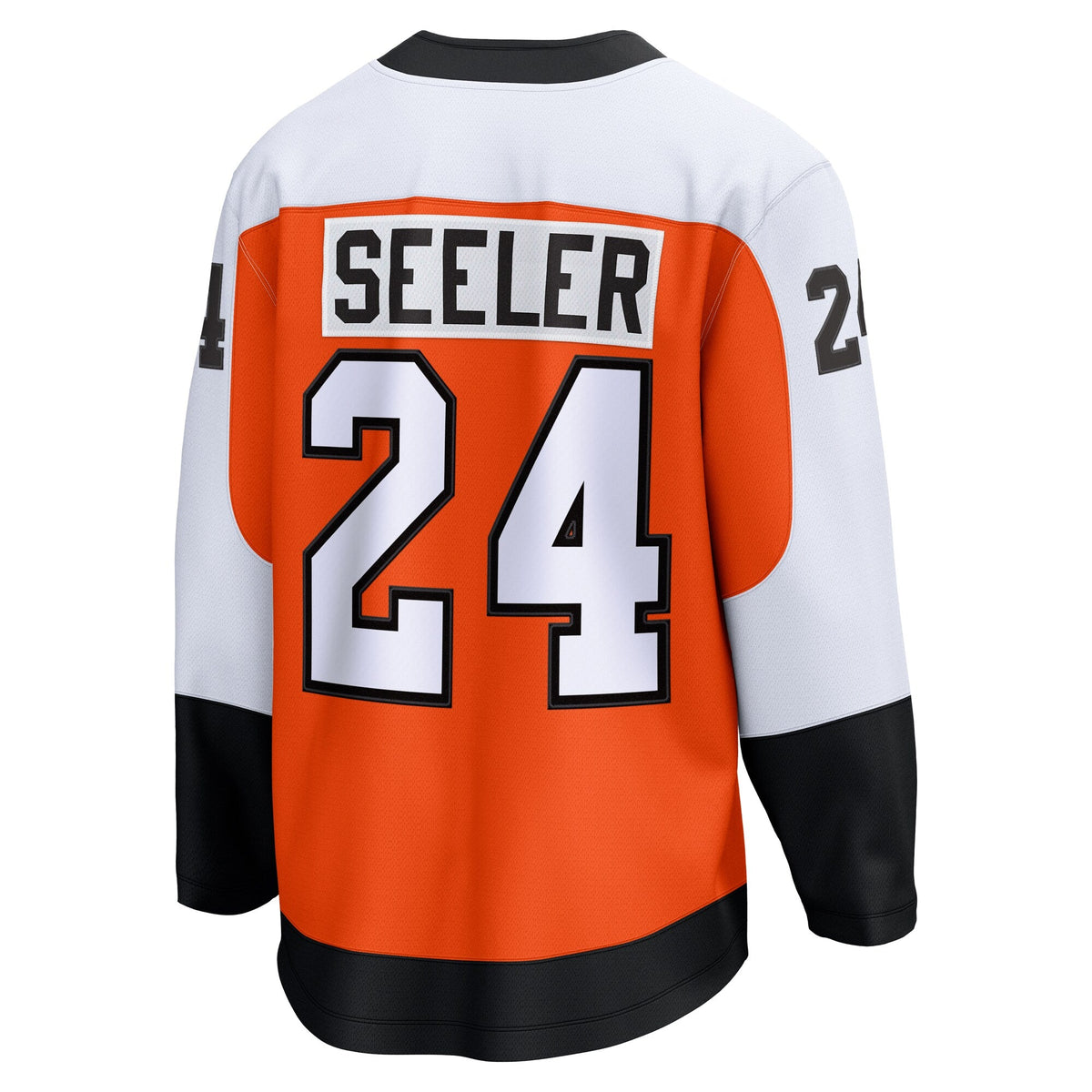 Philadelphia Flyers Nick Seeler Orange Home Breakaway Hockey Jersey