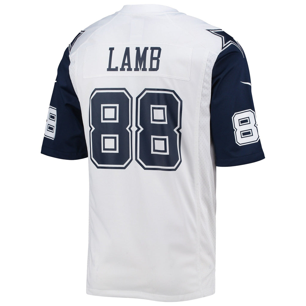 Dallas Cowboys CeeDee Lamb White Alternate Game Team Football Jersey