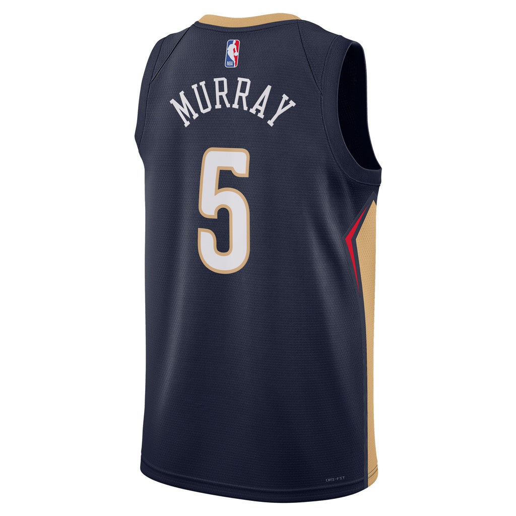 New Orleans Pelicans Icon Edition Swingman Jersey - Navy - Dejounte Murray