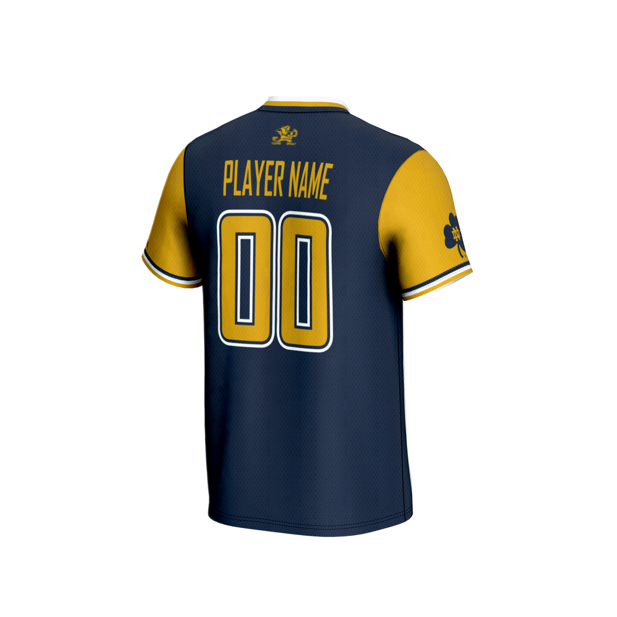Notre Dame Fighting Irish NIL Pick-A-Player Lightweight Softball Jersey - Navy