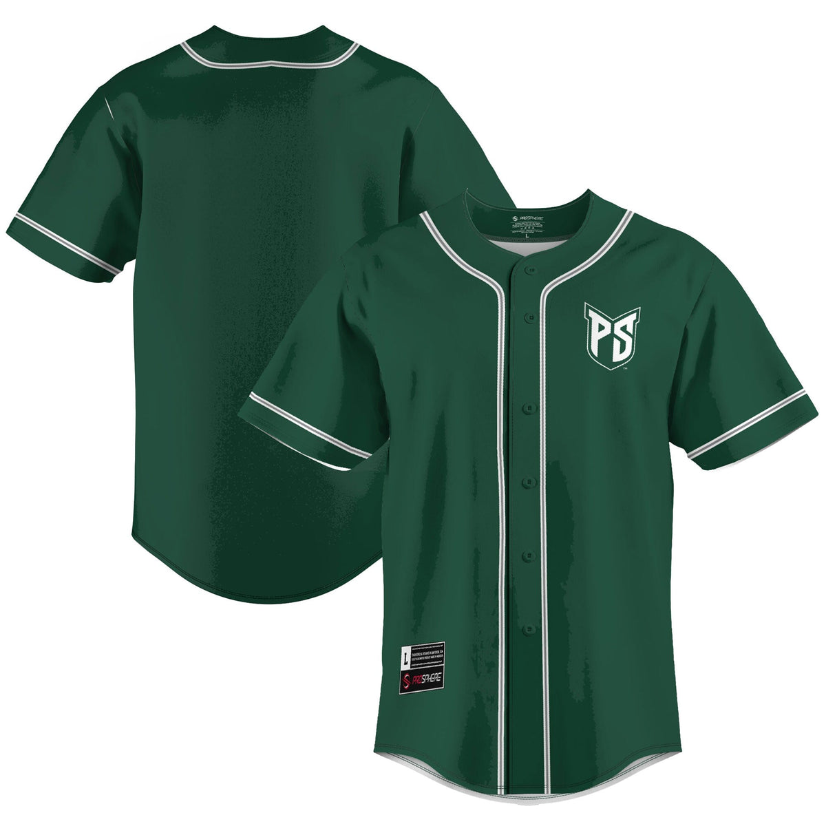 Portland State Vikings Lightweight Baseball Jersey - Green