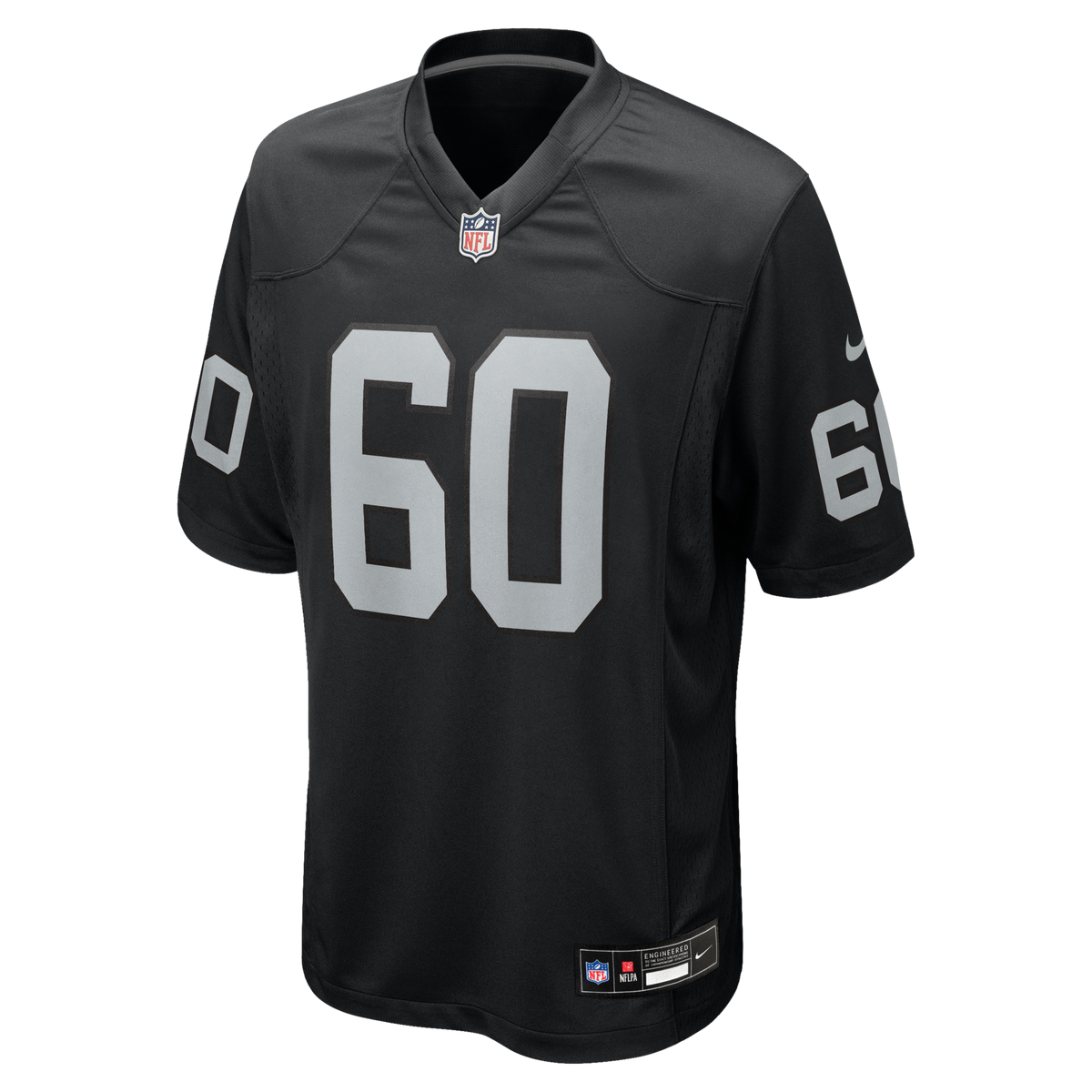Las Vegas Raiders Charles Grant Black Team Game Football Jersey