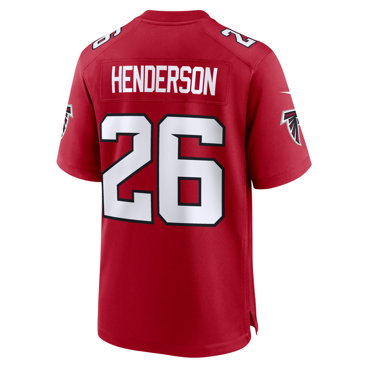 Atlanta Falcons CJ Henderson Red Team Game Football Jersey