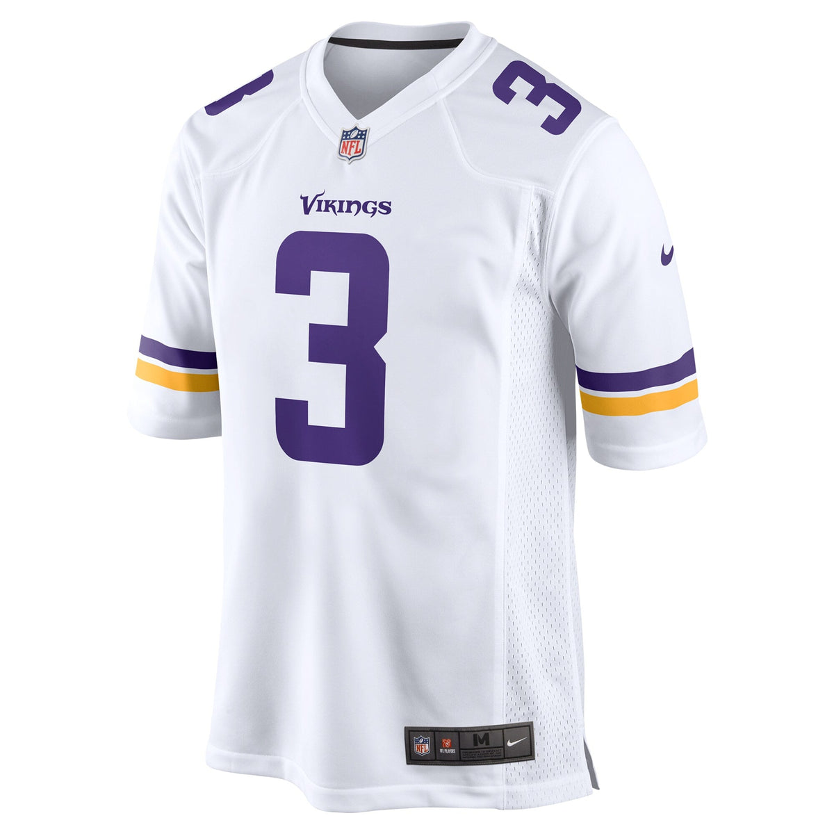 Minnesota Vikings Jordan Addison White Away Game Football Jersey