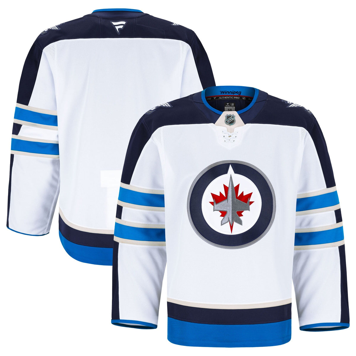 Winnipeg Jets White Away Pro Jersey