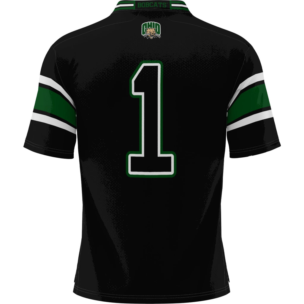 #1 Ohio Bobcats Football Jersey - Black