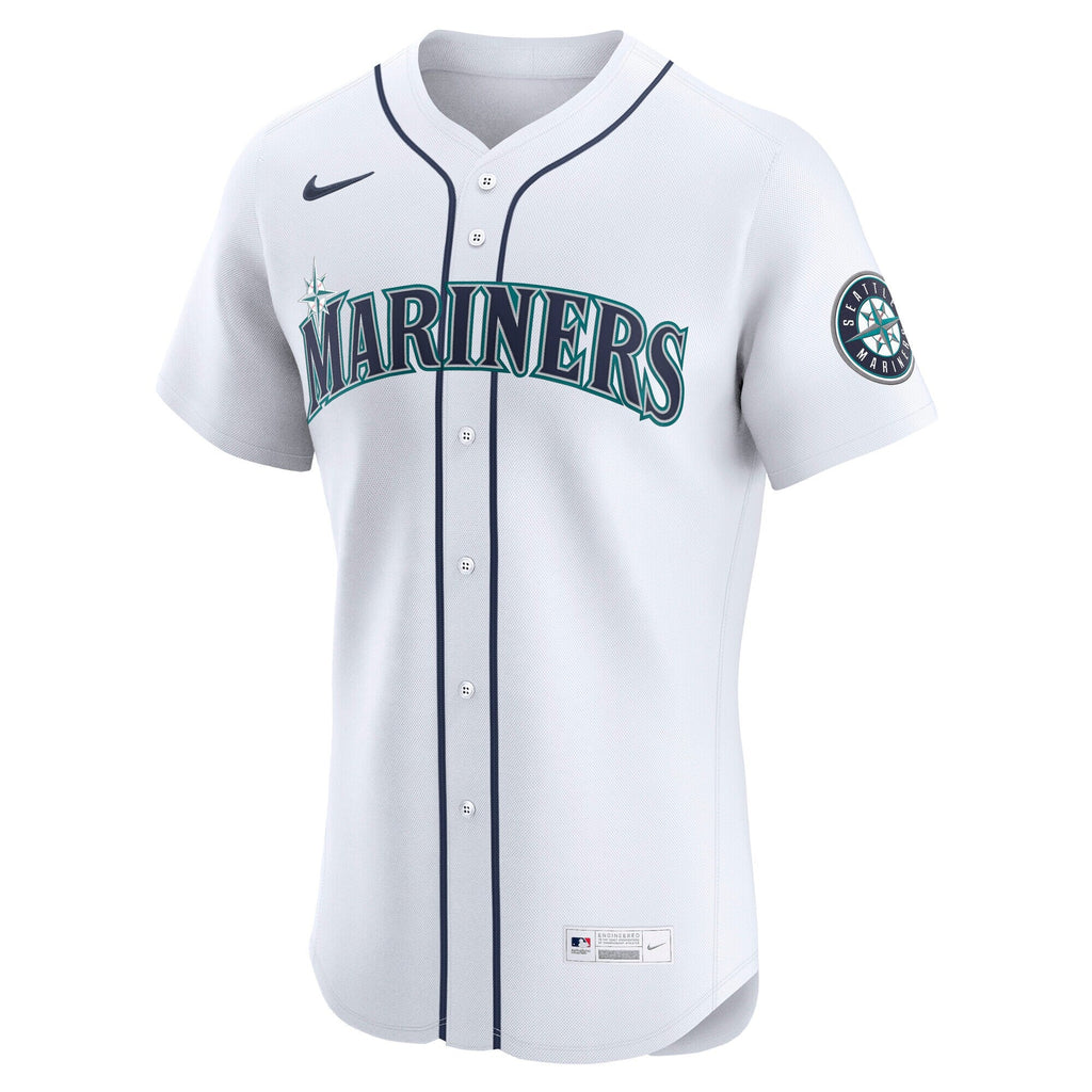 Seattle Mariners Julio Rodríguez White Home Elite Baseball Jersey