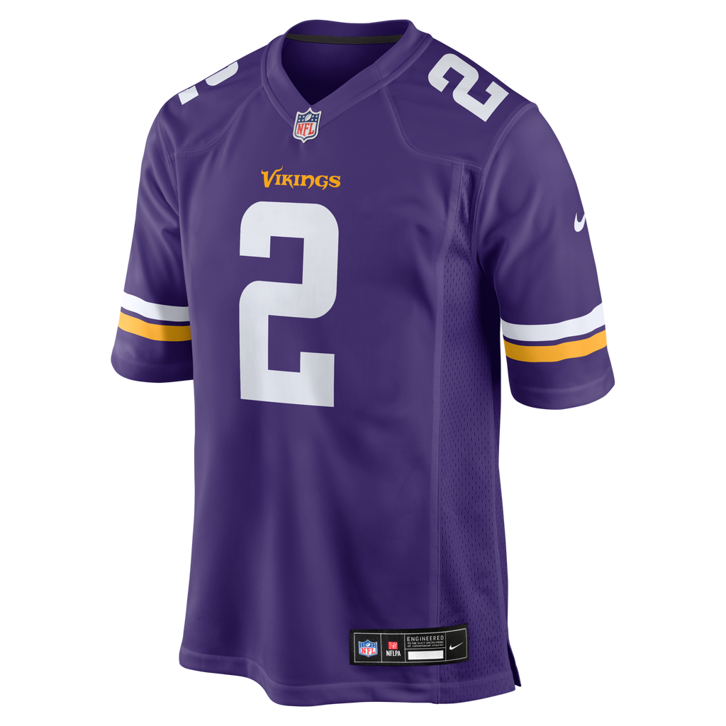 Minnesota Vikings Stephon Gilmore Purple Game Football Jersey
