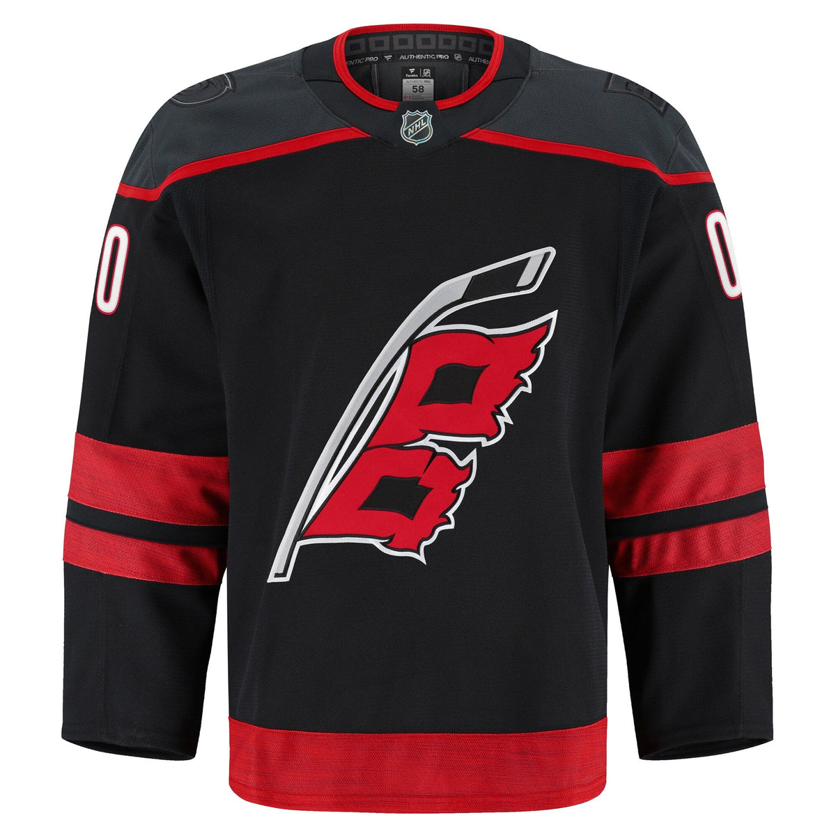 Carolina Hurricanes Black Home Pro Custom Jersey