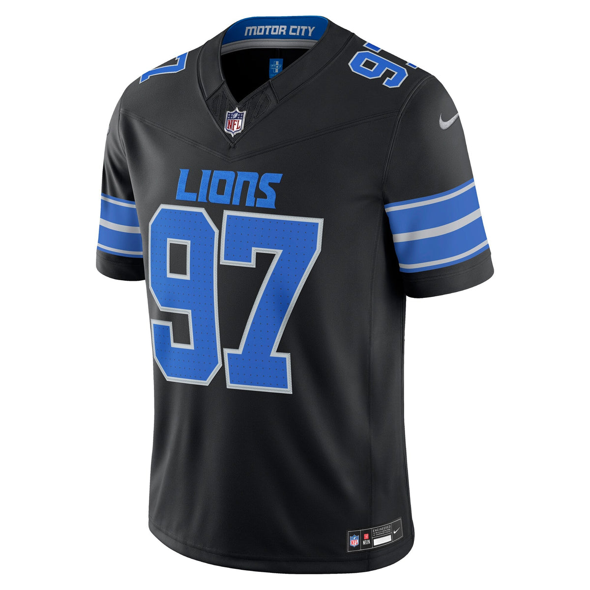 Detroit Lions Aidan Hutchinson Black Alternate Vapor F.U.S.E. Stitched Limited Football Jersey
