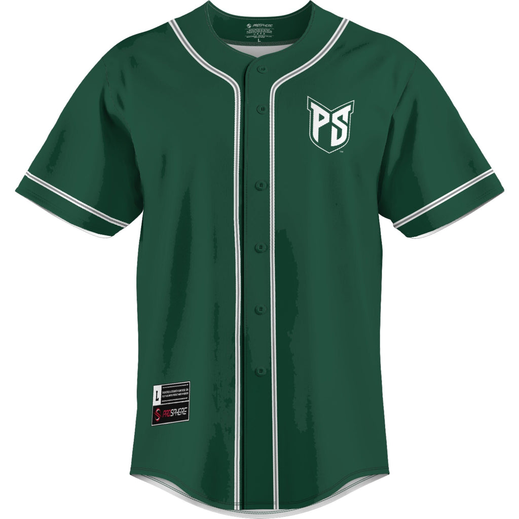 Portland State Vikings Lightweight Baseball Jersey - Green