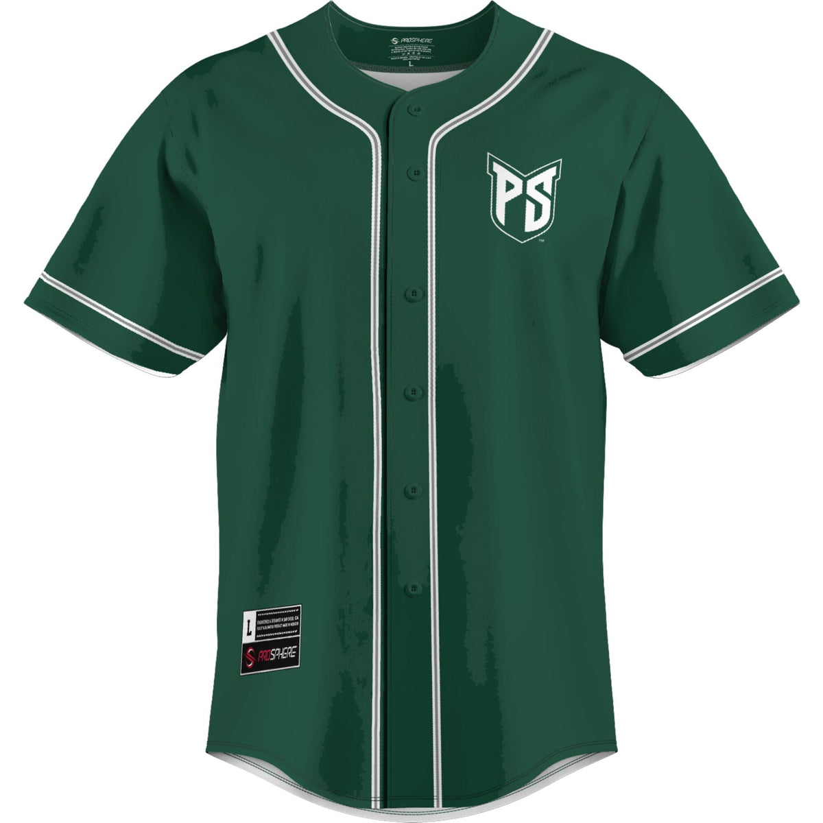Portland State Vikings Lightweight Baseball Jersey - Green