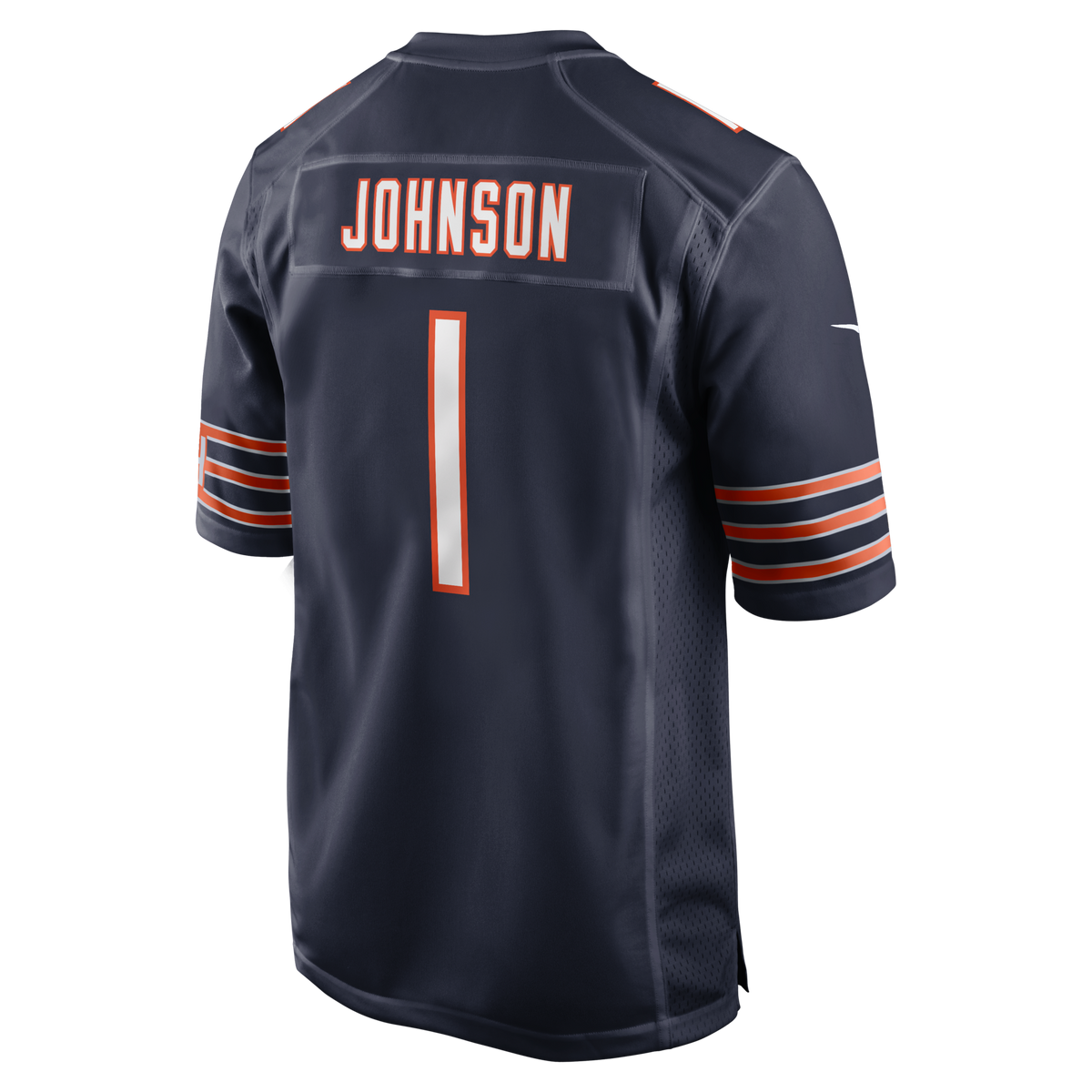 Chicago Bears Jaylon Johnson Navy Game Football Jersey