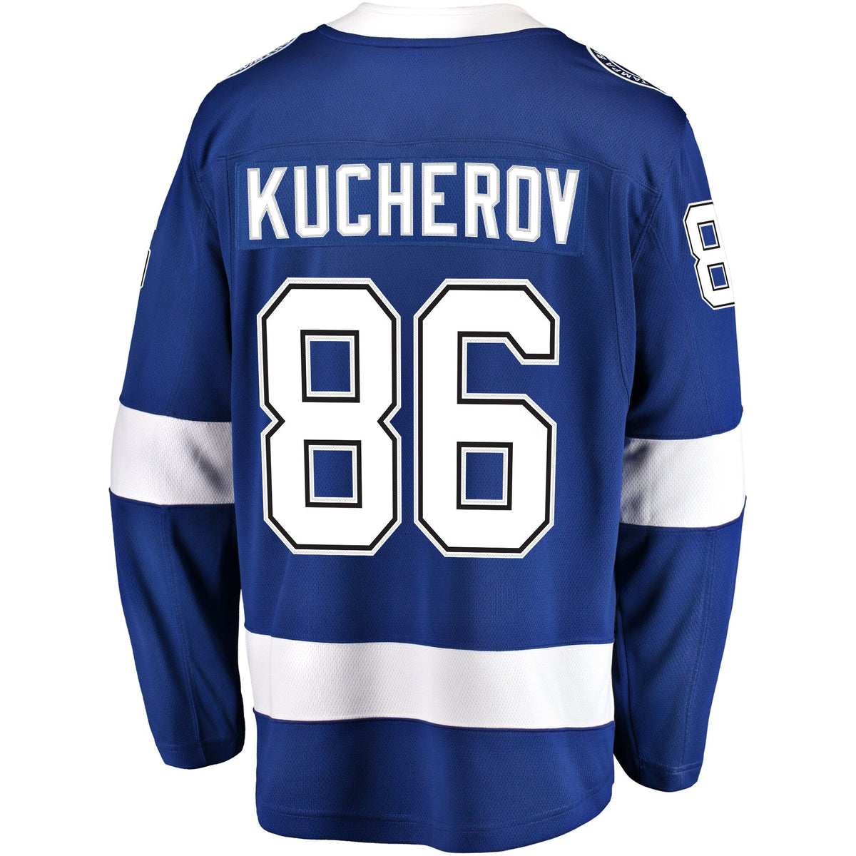 Tampa Bay Lightning Nikita Kucherov Blue Breakaway Hockey Jersey