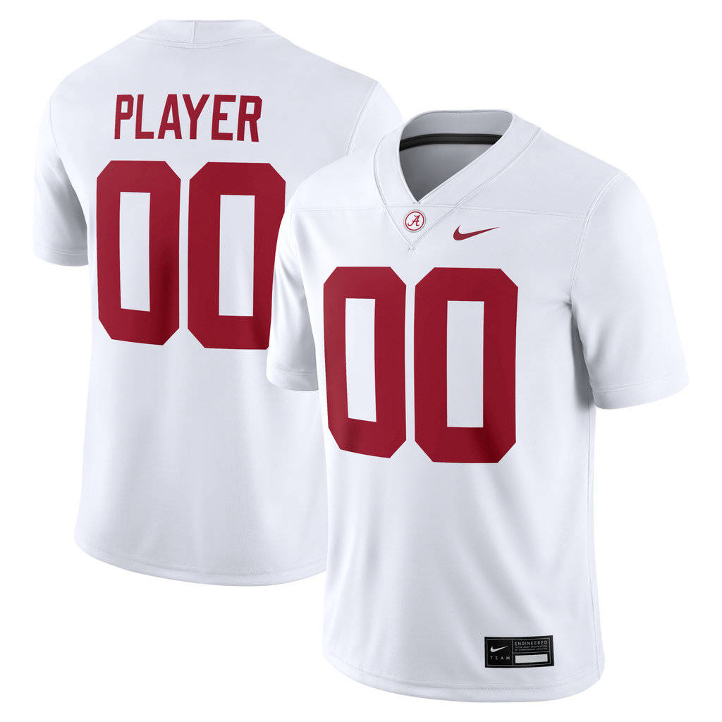Alabama Crimson Tide NIL Pick-A-Player Game Jersey - White