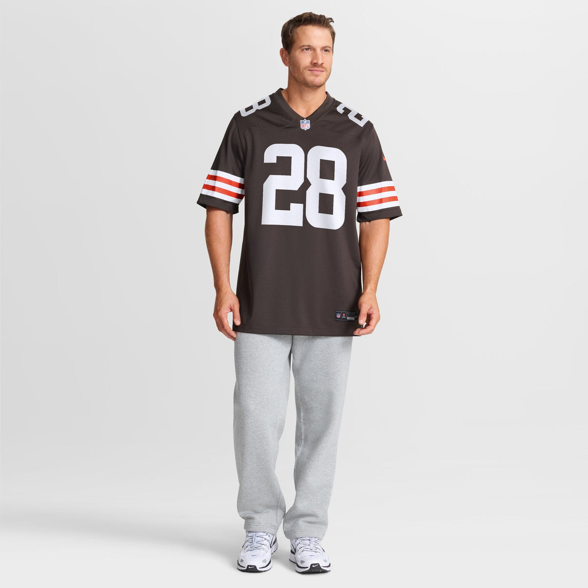 Cleveland Browns Tre Avery Brown Team Game Football Jersey