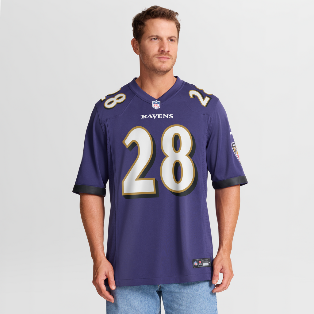 Baltimore Ravens Taven Bryan Purple Team Game Football Jersey