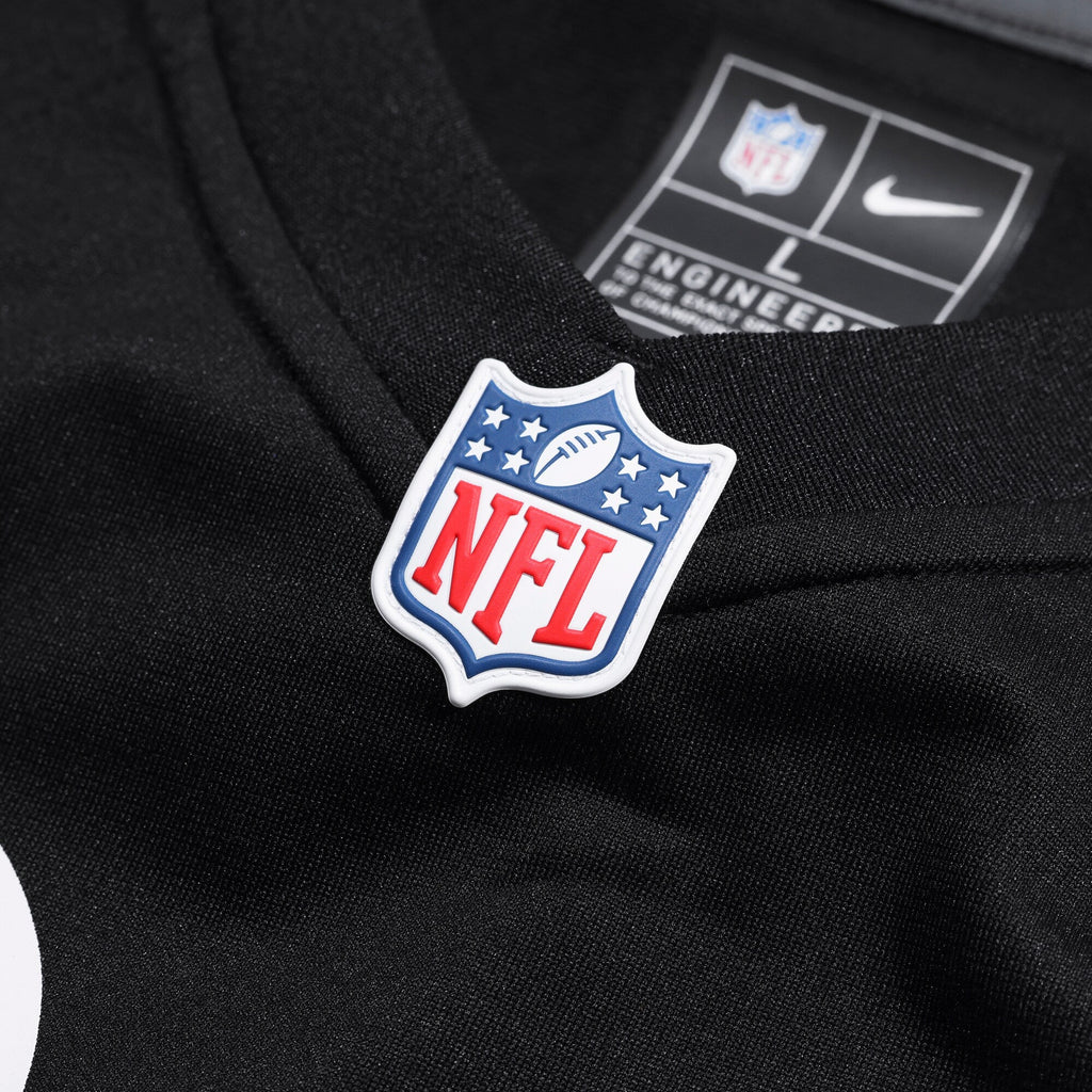 Pittsburgh Steelers Derrick Harmon Black Game Player Football Jersey