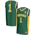 #1 NDSU Bison Lightweight Basketball Jersey - Green