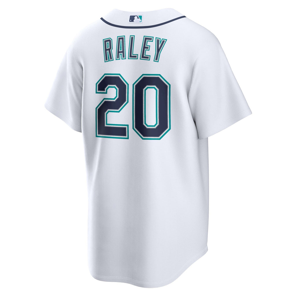 Seattle Mariners Luke Raley White Home Replica Baseball Jersey