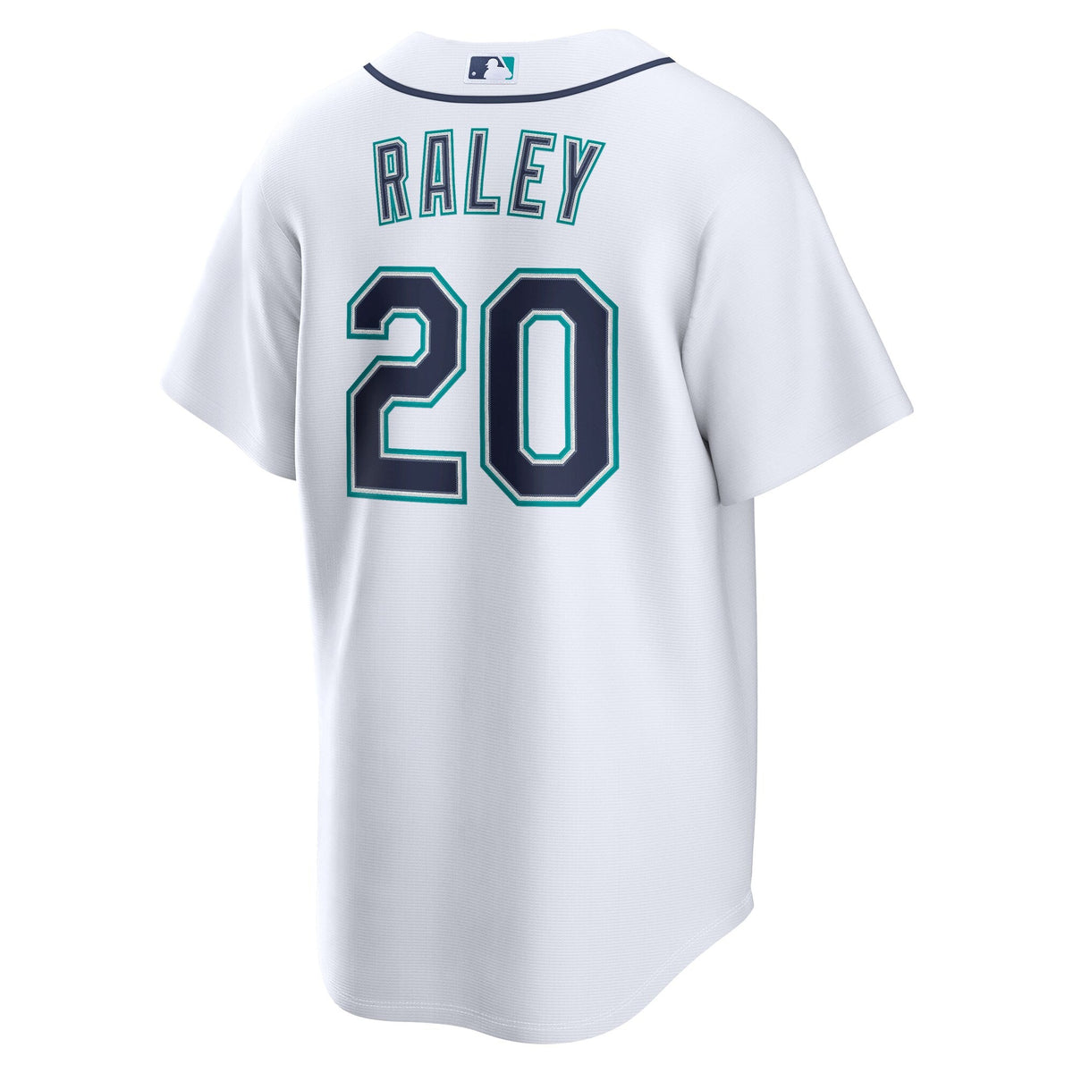 Seattle Mariners Luke Raley White Home Replica Baseball Jersey