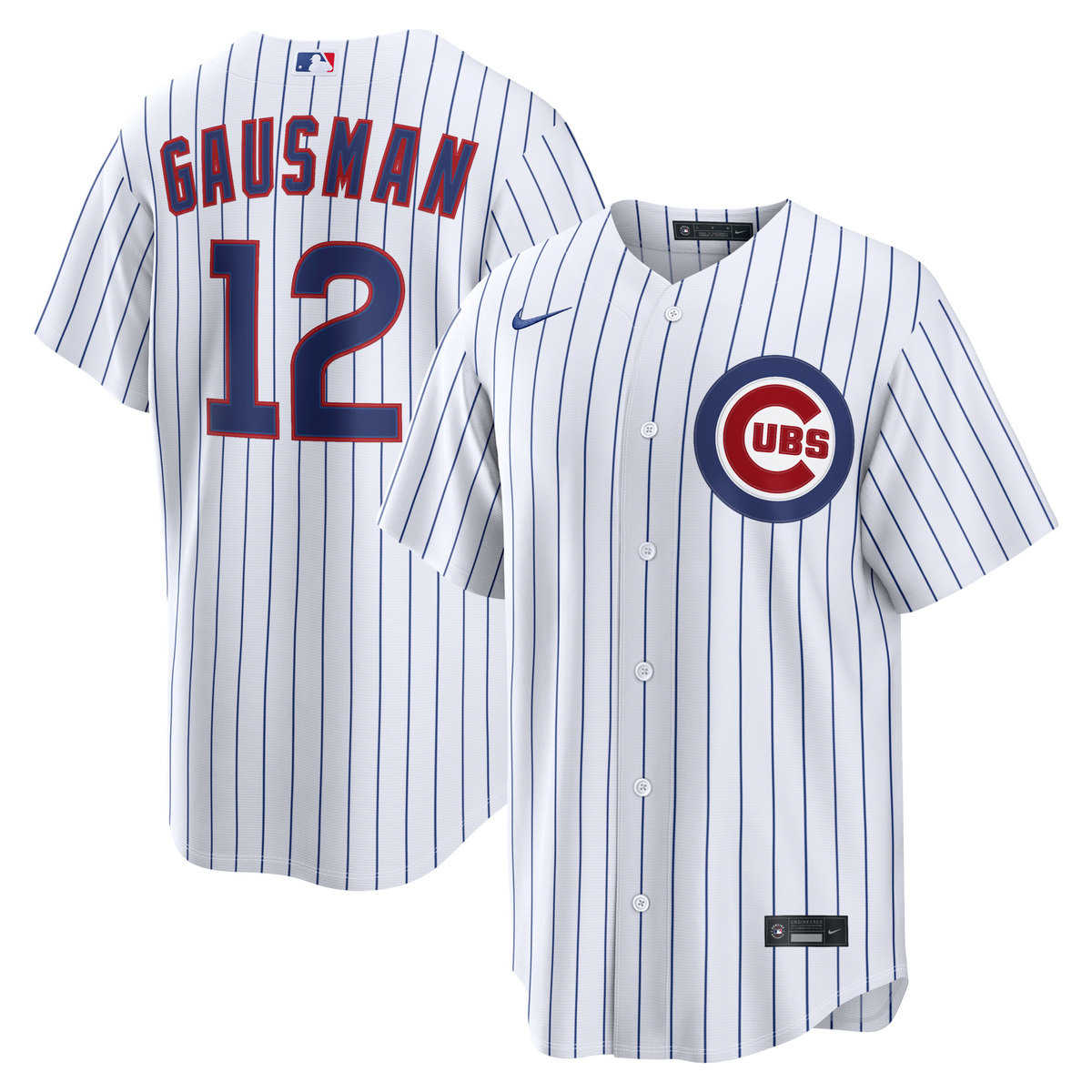 Chicago Cubs Kevin Gausman White Home Replica Baseball Jersey