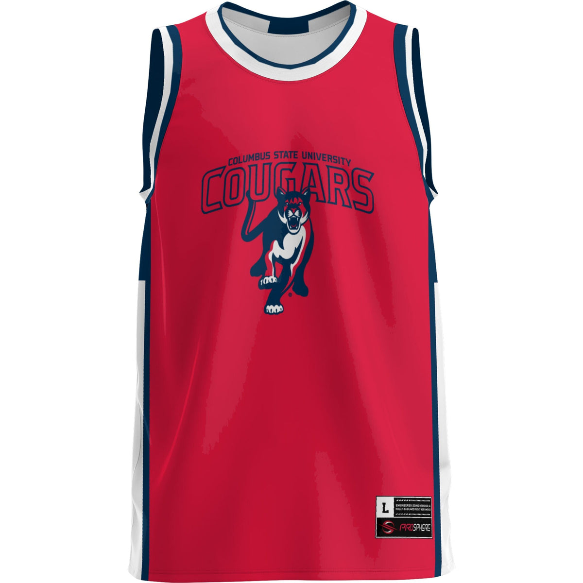 Columbus State Cougars Lightweight Basketball Jersey - Blue