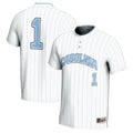#1 White North Carolina Tar Heels Lightweight Softball Jersey