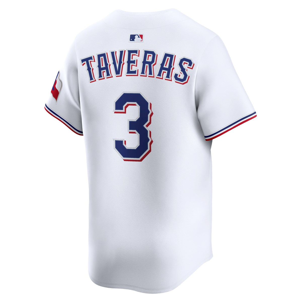 Texas Rangers Leody Taveras White Home Limited Player Baseball Jersey