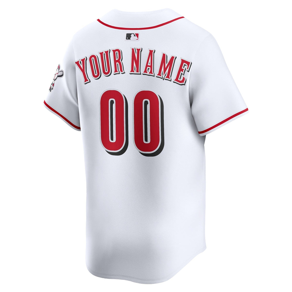 Cincinnati Reds White Home Limited Custom Baseball Jersey