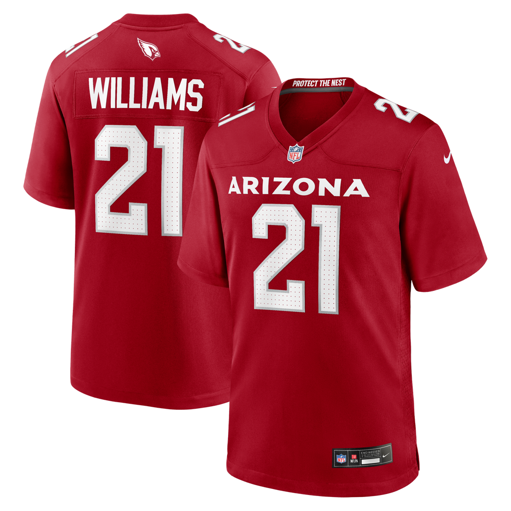 Arizona Cardinals Garrett Williams Cardinal Game Football Jersey