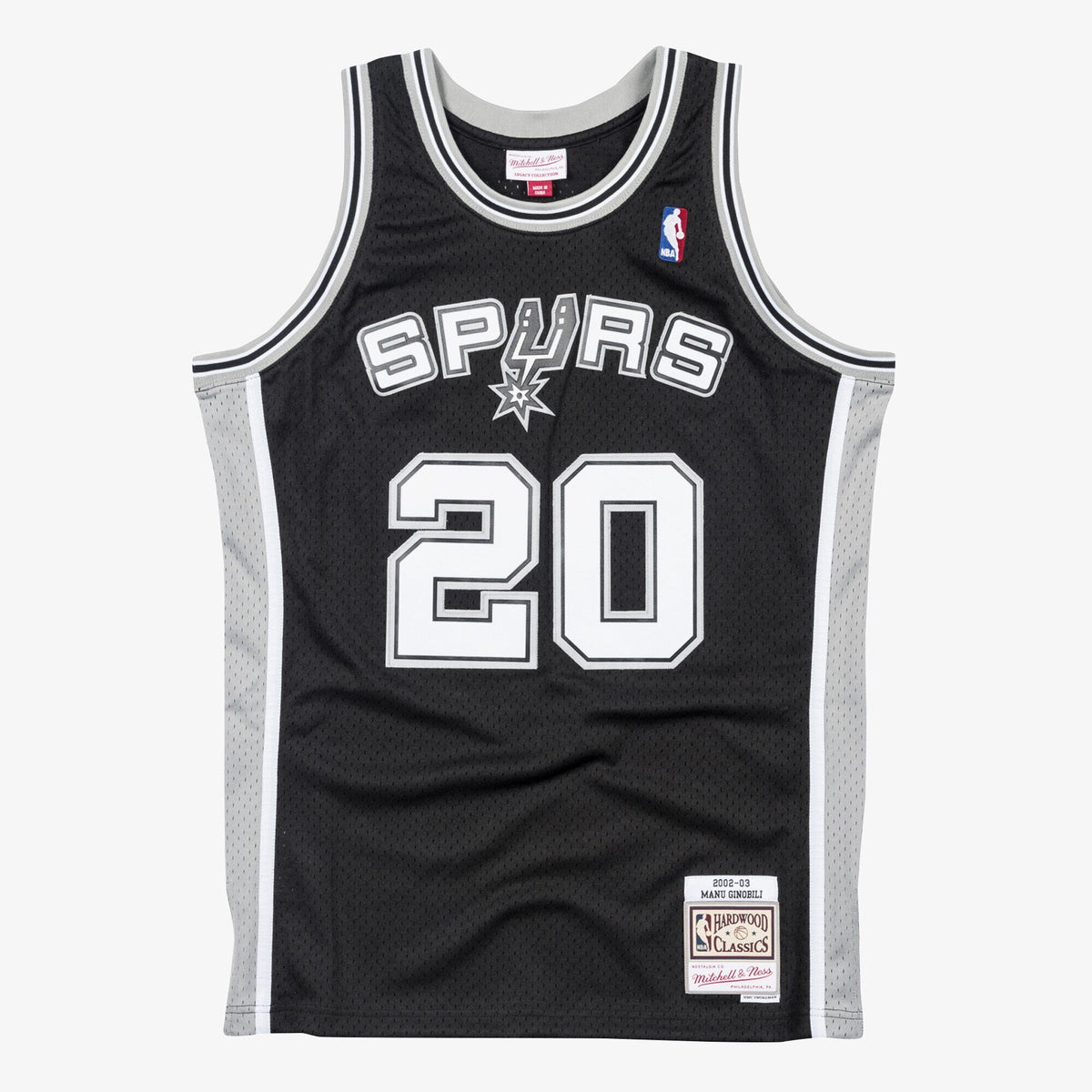 San Antonio Spurs Swingman Jersey Manu Ginobili 2002-03