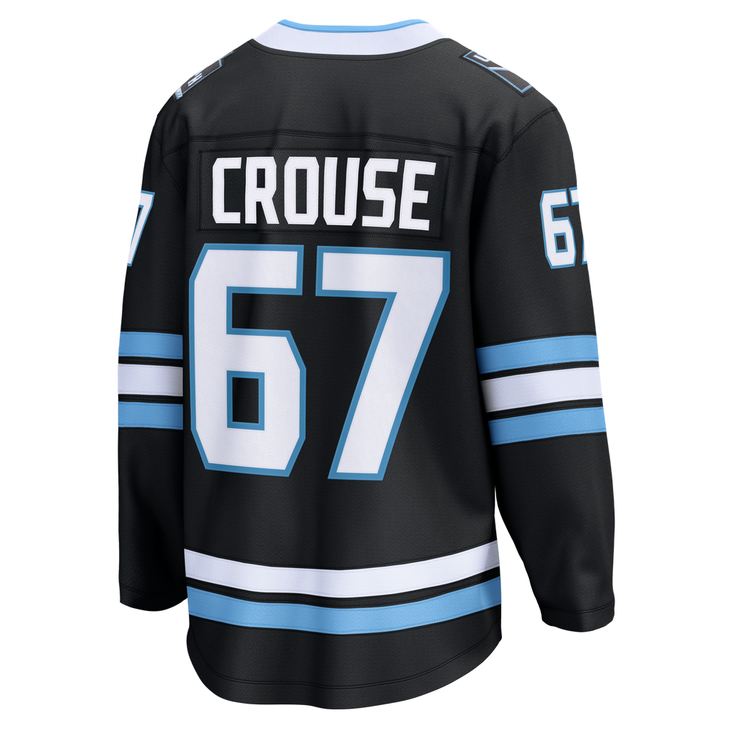 Utah Mammoth Lawson Crouse Black Home Breakaway Player Hockey Jersey