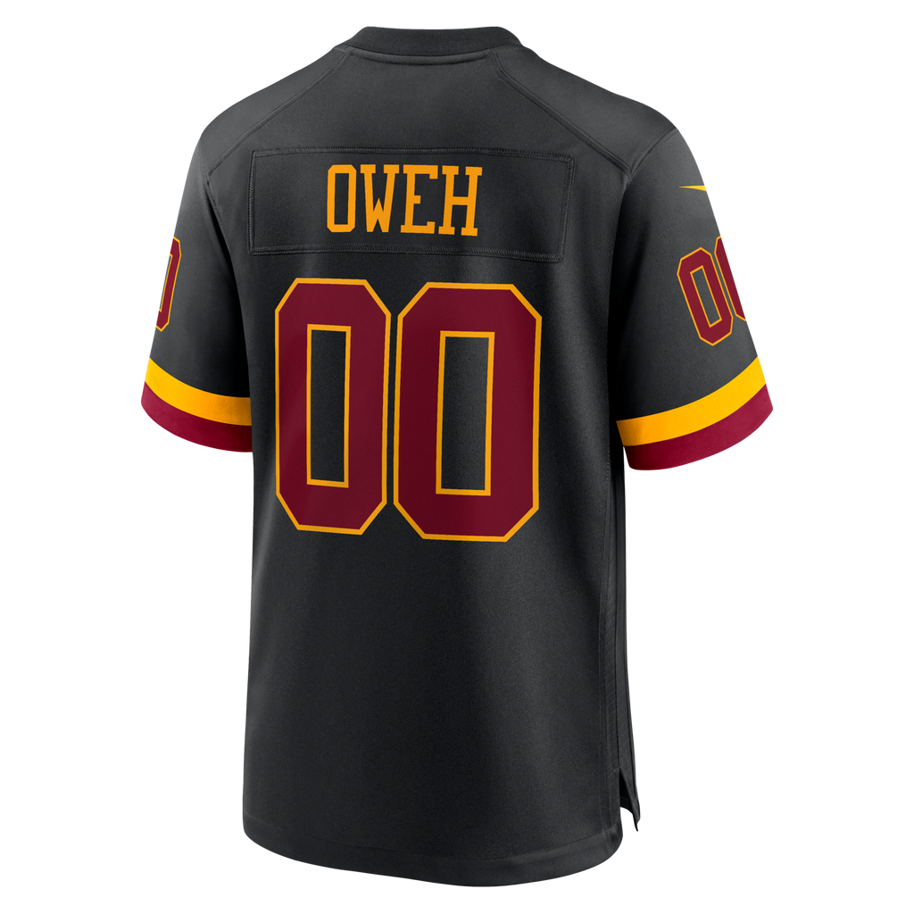 Washington Commanders Odafe Oweh Black Hail Raiser Alternate Game Football Jersey