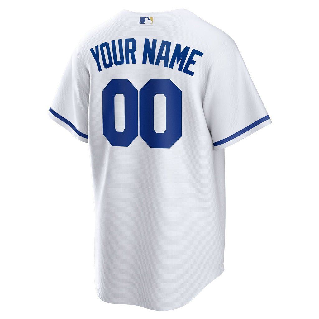 Kansas City Royals White Replica Custom Baseball Jersey