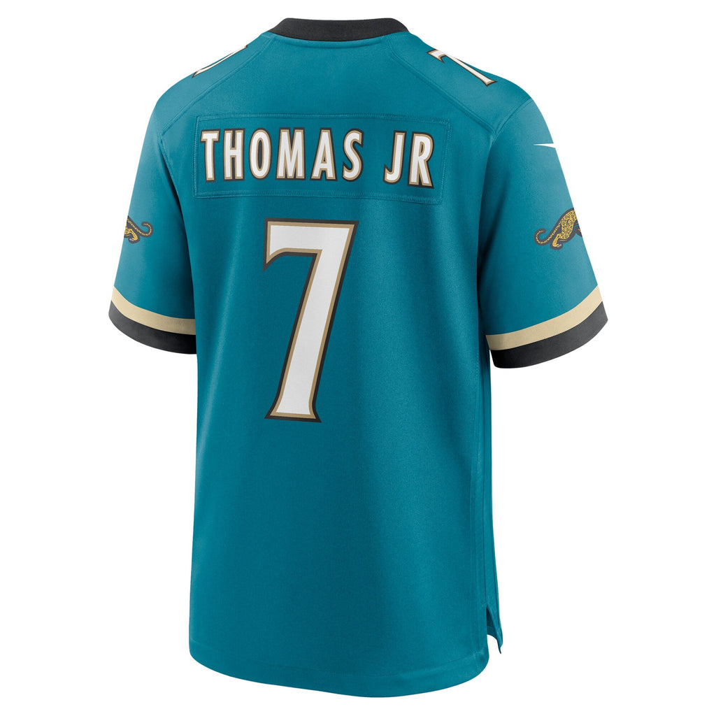Jacksonville Jaguars Brian Thomas Jr. Teal Alternate Game Football Jersey