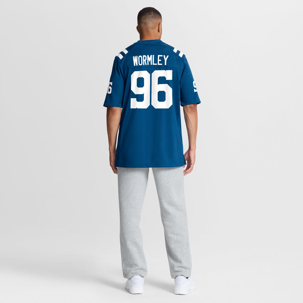 Indianapolis Colts Chris Wormley Royal Team Game Football Jersey