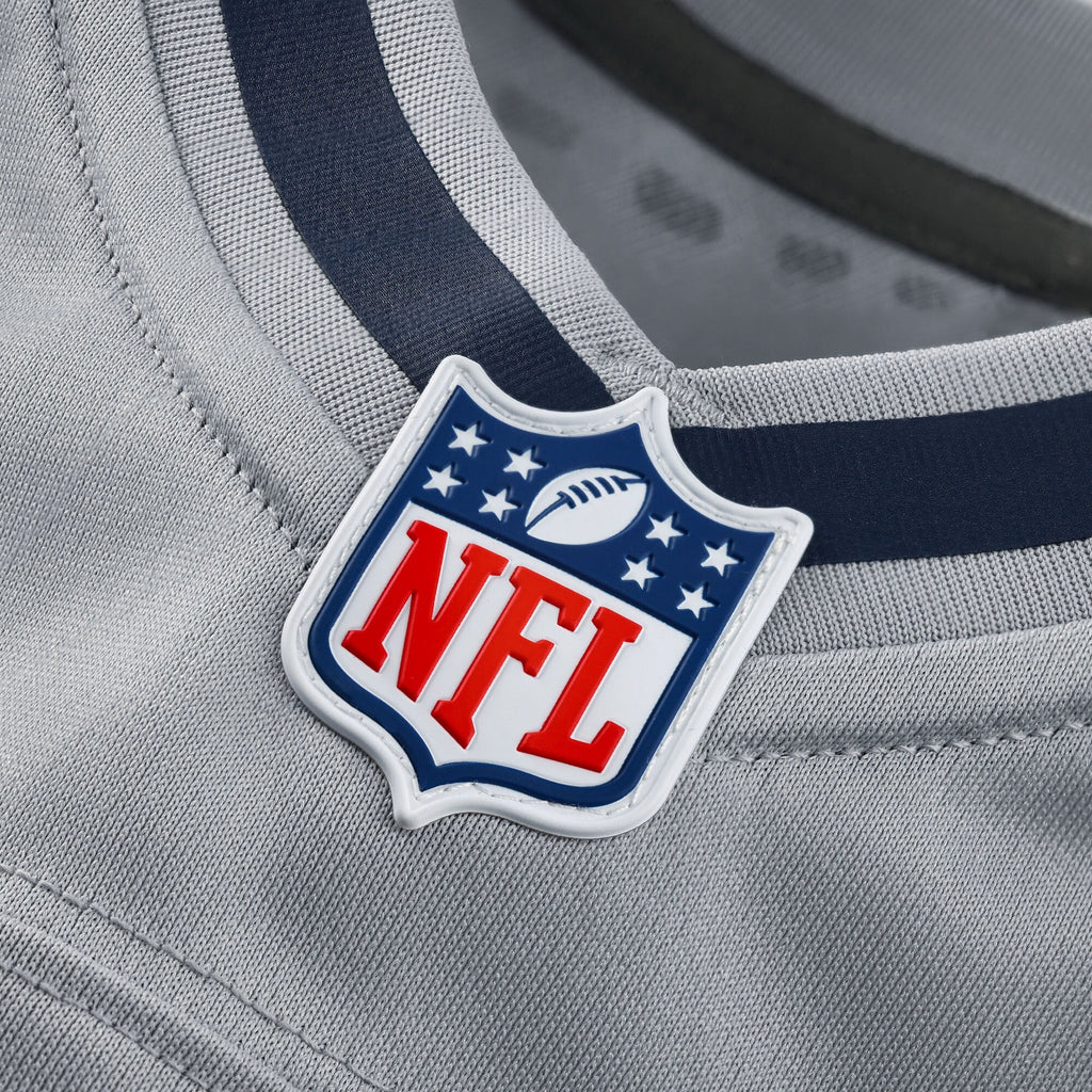Seattle Seahawks Gray 2025 Rivalries Collection Custom Game Football Jersey