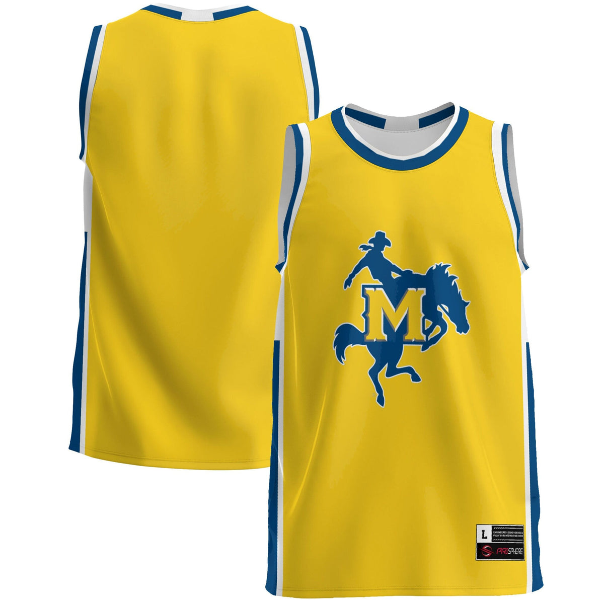 McNeese State Cowboys Lightweight Basketball Jersey - Blue