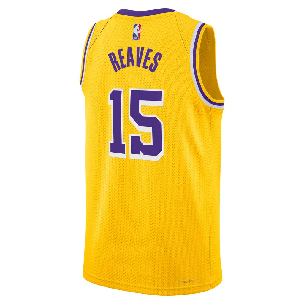 Los Angeles Lakers Icon Edition Swingman Jersey - Gold - Austin Reaves
