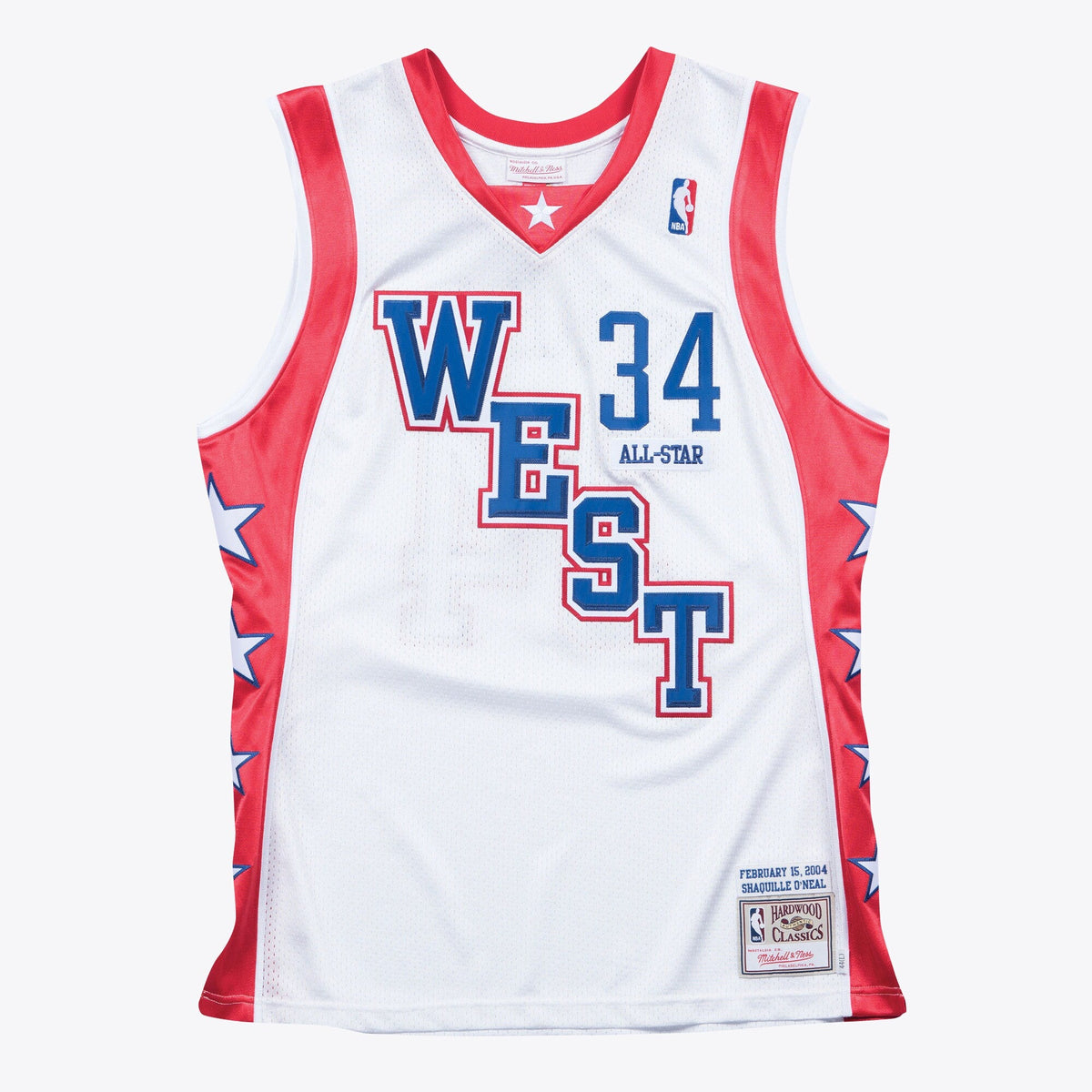 NBA 2004 West Shaquille ONeal All-Star Jersey - White