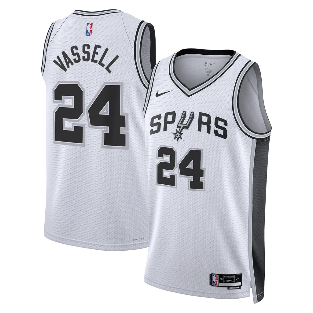 San Antonio Spurs Association Edition Swingman Jersey - White - Devin Vassell