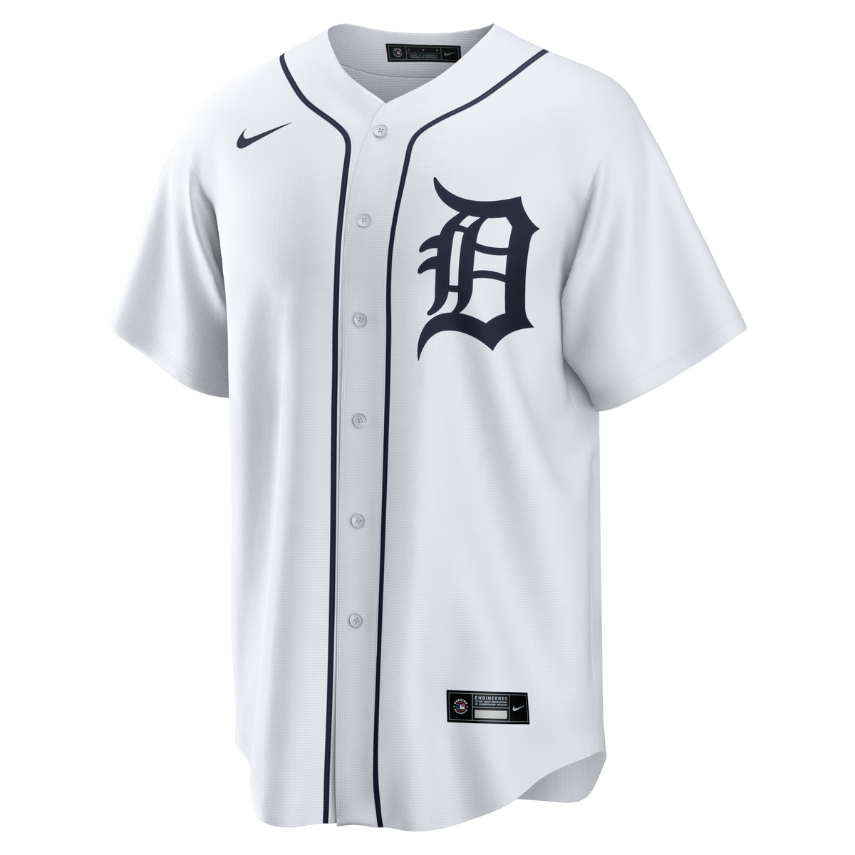 Detroit Tigers Justin Verlander White Home Replica Baseball Jersey