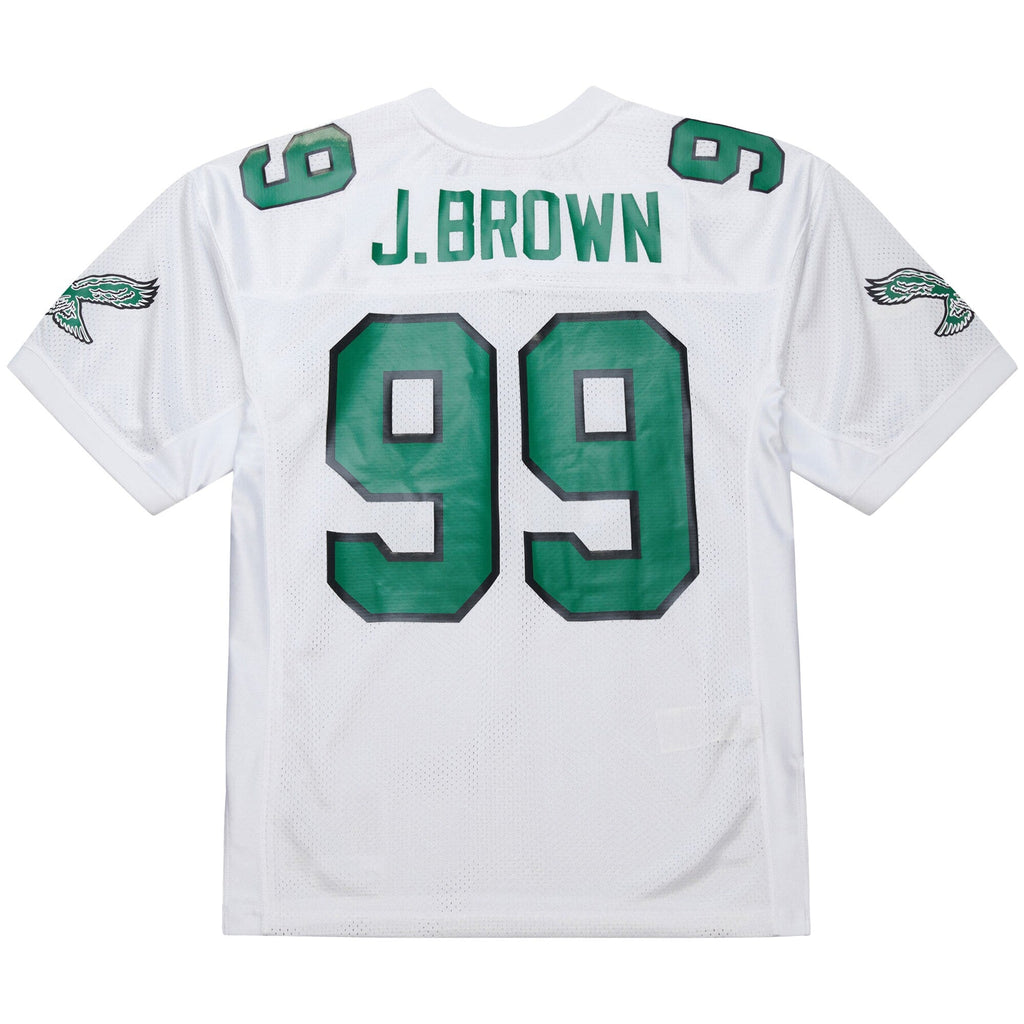 Philadelphia Eagles Jerome Brown White 1991 Throwback Retired Player Football Jersey