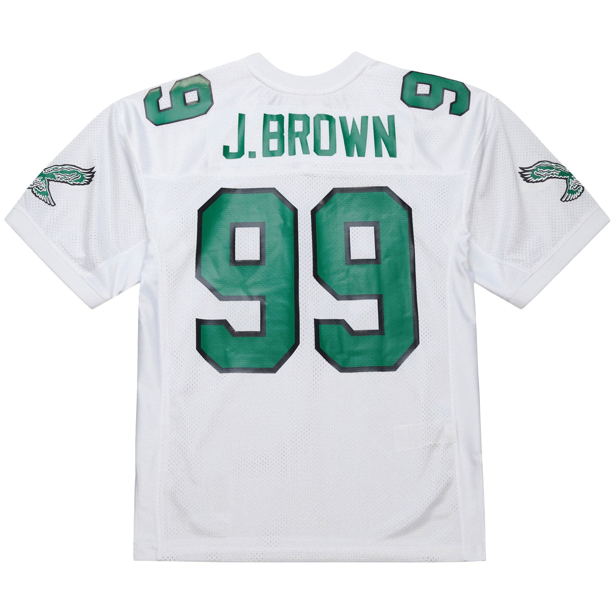 Philadelphia Eagles Jerome Brown White 1991 Throwback Retired Player Football Jersey