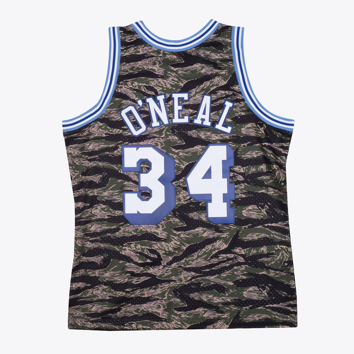 Los Angeles Lakers Shaquille O'Neal 1996 Tiger Camo Swingman Jersey - Camo